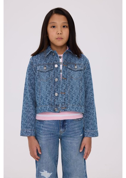 Bg Store Kız Çocuk Mavi Ceket