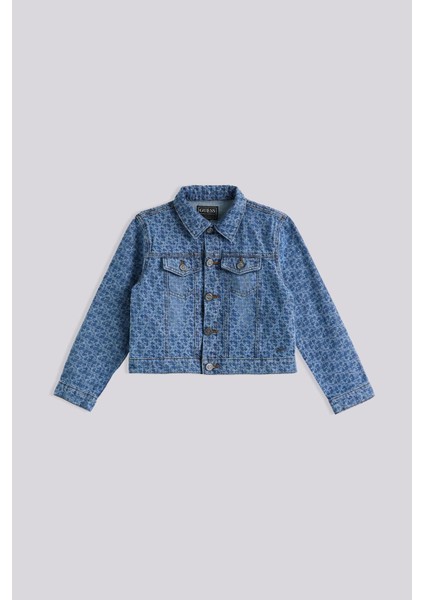 Bg Store Kız Çocuk Mavi Ceket