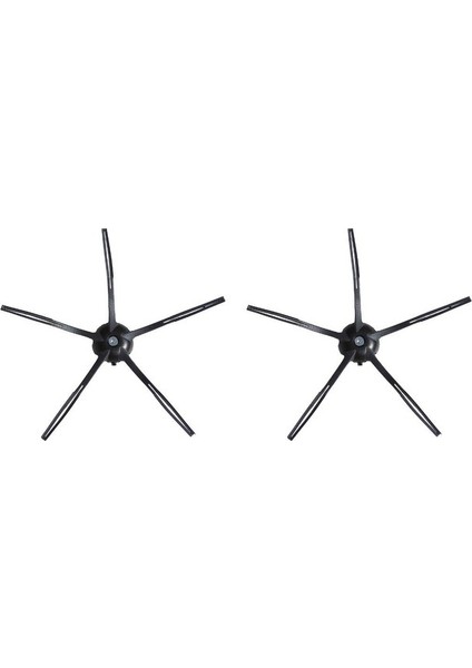 Roborock Q7+ Uyumlu 2 Adet Siyah Yan Fırça