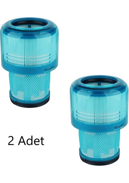 Dyson Turkuaz V15 Detect Uyumlu Dik Süpürge Hepa 2 Adet Filtresi
