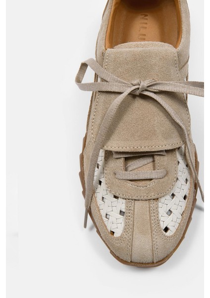Minova Bej Deri Kadın Sneaker modelleri
