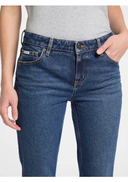 Guess Kadın Mavi G09 Bootcut Jean Kot Pantolon