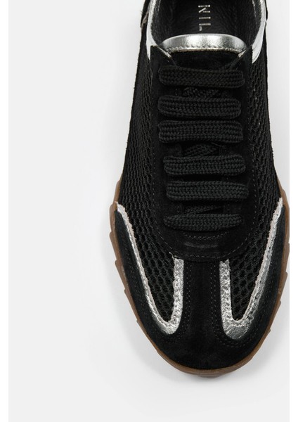 Gala Siyah Süet Deri Fileli Kadın Sneaker fırsatları