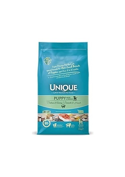 Unique Puppy Mini&s With Salmon & Anchovy 3kg