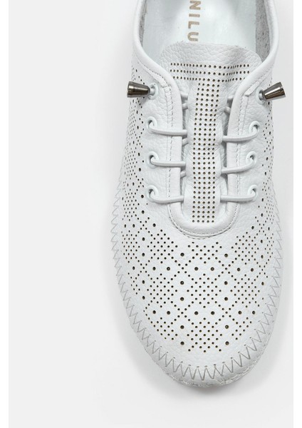 Mariable Beyaz Deri Kadın Sneaker modelleri