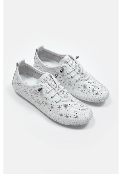 Mariable Beyaz Deri Kadın Sneaker indirimleri