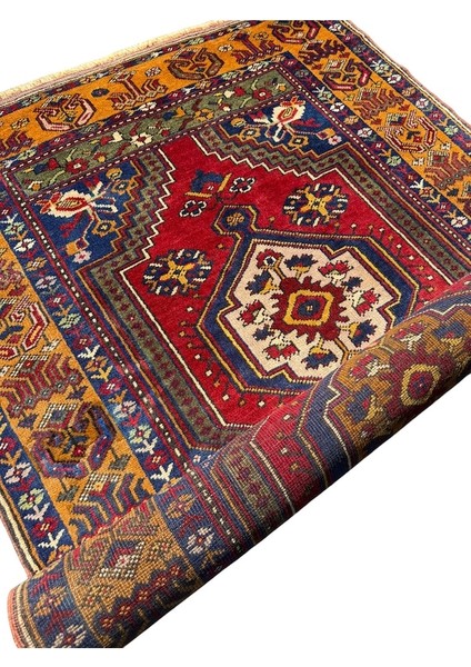El Dokuma Yahyalı Halısı 105 x 205 Kök Boya Halı