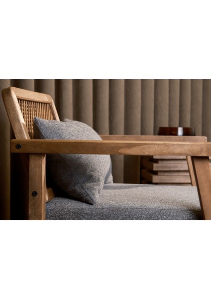 Merlin Çay Seti Koltuk Takımı Iki Berjer + Yan Sehpa (Salon, Balkon, Ofis Mobilyası)