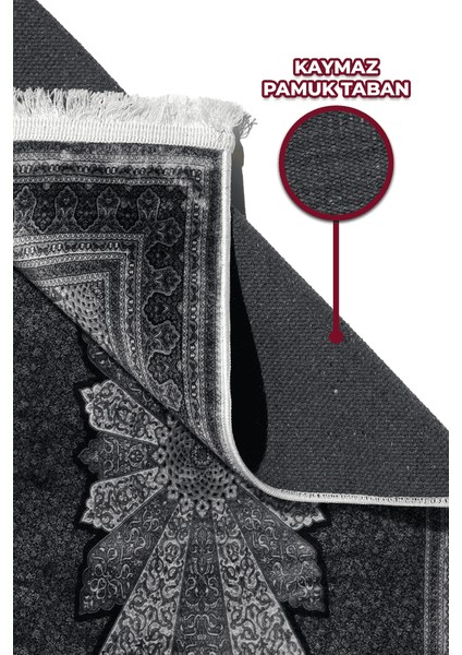 Bambu Halı Seccade Kaymaz Pamuk Taban - KBS332