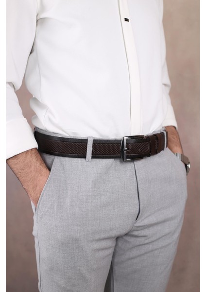 Smt- 4406 Erkek Hakiki Deri Kot & Kumaş Kemeri modelleri