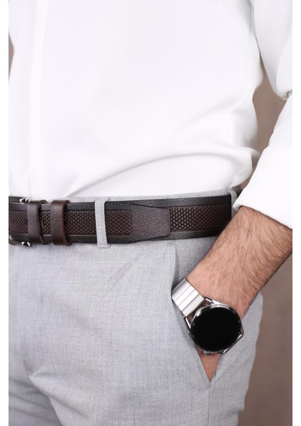 Smt- 4406 Erkek Hakiki Deri Kot & Kumaş Kemeri fırsatları