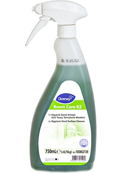 Room Care R2 Çok Amaçlı Hijyenik Yüzey Temizleyici 6 x 750 ml