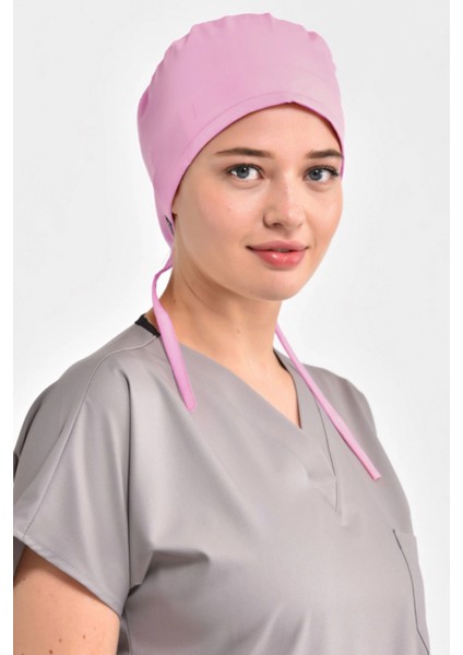 Şeker Pembesi Likralı Cerrahi Bone