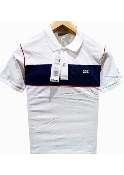 Renk Bloklu Polo Yaka T-Shirt