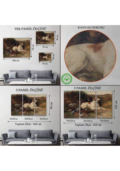 Av Köpekleri TABLOSU-7019 fiyatları