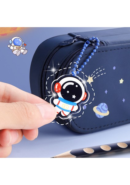 Büyük Kapasiteli Çok Işlevli Astronot Kalemi Ilkokul Genç Kız Erkek (Yurt Dışından)