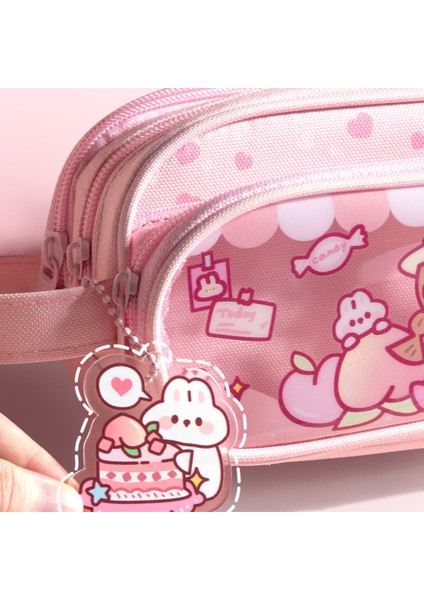 Büyük Kapasiteli Kalem Kutusu 3 Bölmeli Kalem Kesesi Erkek Kız Ilkokul Öğrencileri Için (Yurt Dışından) fırsatları