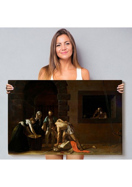 Vaftizci Yahya'nın Başının Kesilmesi Tablo - Caravaggio - The Beheading Of St John The BAPTIST-7139