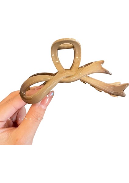 Köpekbalığı Klipsi Başın Arkası Için Saç Klipsi (Yurt Dışından)