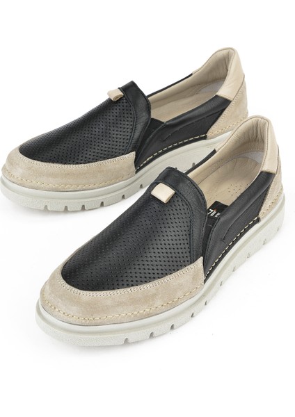 , Kadın Hakiki Deri Ayakkabı 1511035Z6205 Siyah