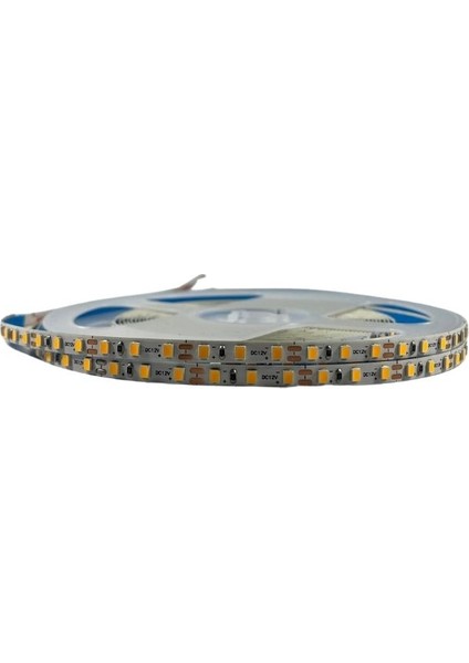 5mm 12V 120 Ledli 2835 Amber(Sarı) Şerit LED (5metre)Ince Pcb Li
