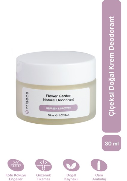 Natural Deodorant Flower Garden 30 ml