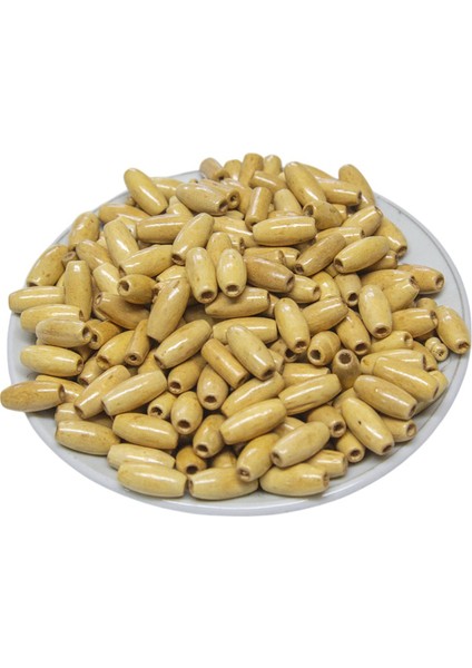 8 mm Arpa Ham Ahşap Boncuk 34 gr (175 Adet) fiyatları