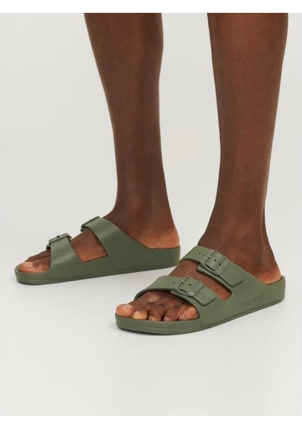 Jack&jones 12204004 Erkek Terlik - Haki
