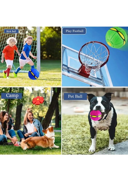 Zİplayan Köpek Oyuncağı Interaktif Işıklı Zİplayan Frizbi Evcil Hayvan Topu, Zİplayan Köpek Oyun Topu