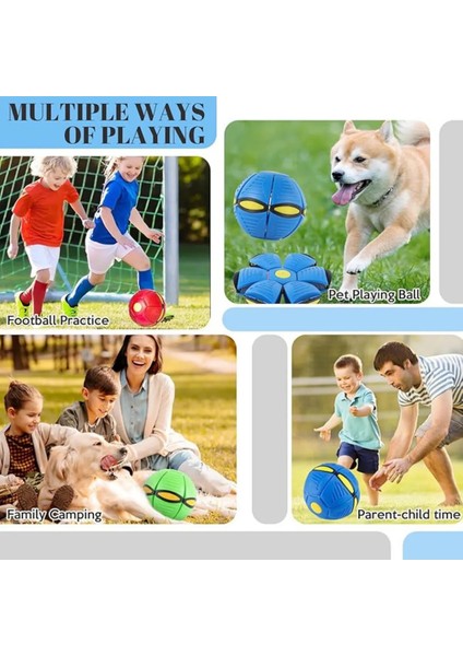 Zİplayan Köpek Oyuncağı Interaktif Işıklı Zİplayan Frizbi Evcil Hayvan Topu, Zİplayan Köpek Oyun Topu