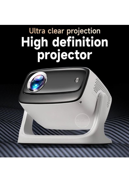 Projeksiyon 4K Ultra Hd Ev Ofis Fuar Toplantı Sunumları Sinema Oyun Android Wifi Bluetooth Projektör
