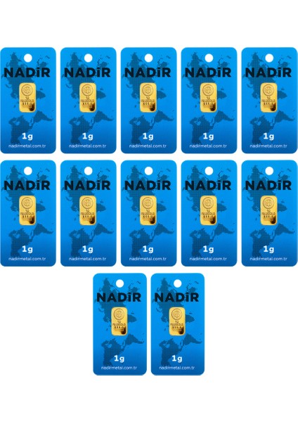 Ercan Altın 24 Ayar 995 Milyem Nadir Gold - 12'li