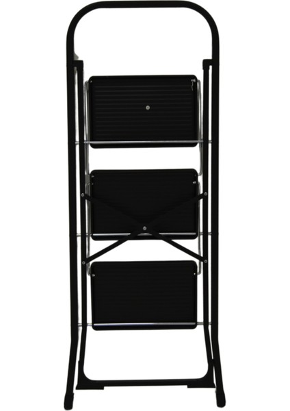 3 Basamaklı Metal Merdiven Hardy Siyah (1.30 Metre) fırsatları