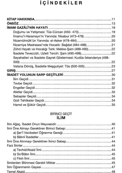 Abidler Yolu | Imam Gazali