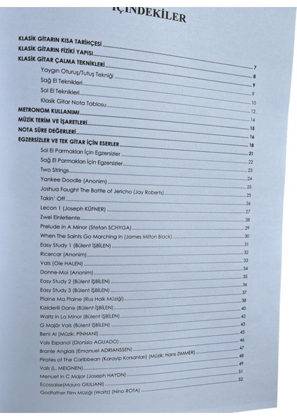 Klasik Gitar Kolay Eğitim Metod'u fiyatları