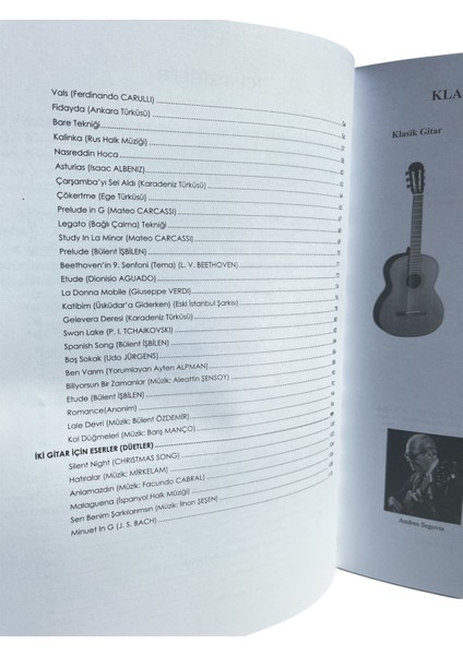 Klasik Gitar Kolay Eğitim Metod'u modelleri