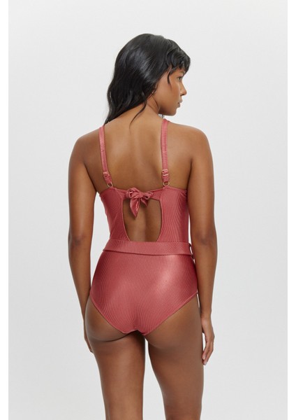 M12016 Telli Toparlayıcı Kemer Tokalı Mayo modelleri