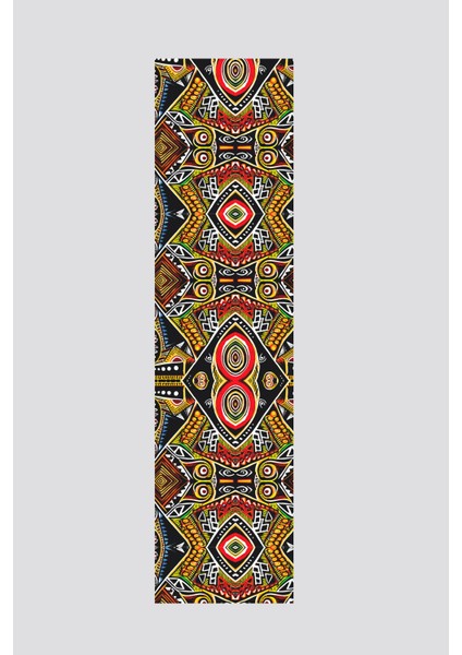 Çok Renkli Etnik Afrika Figürlü Runner 40X140CM fiyatları