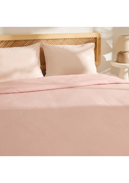 Nora %100 Pamuk Çift Kişilik Pike Rose