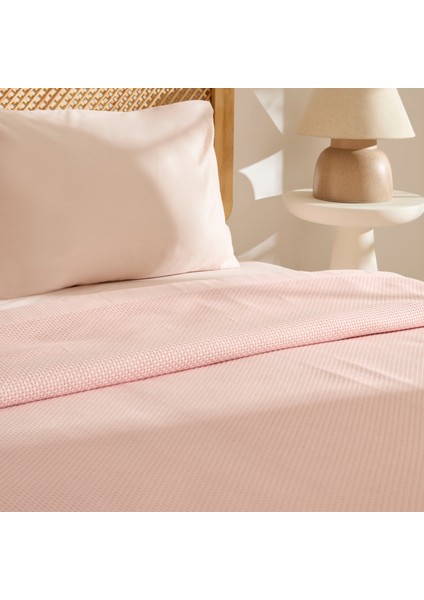 Nora %100 Pamuk Çift Kişilik Pike Rose
