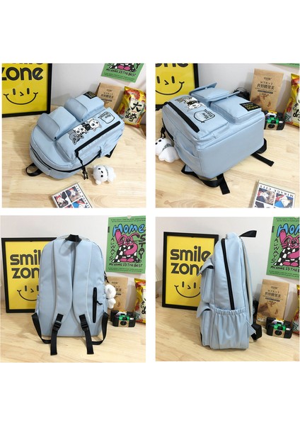 Kızlar ve Erkekler Için Hafif Basit Büyük Kapasiteli Sırt Çantası (Yurt Dışından) fiyatları