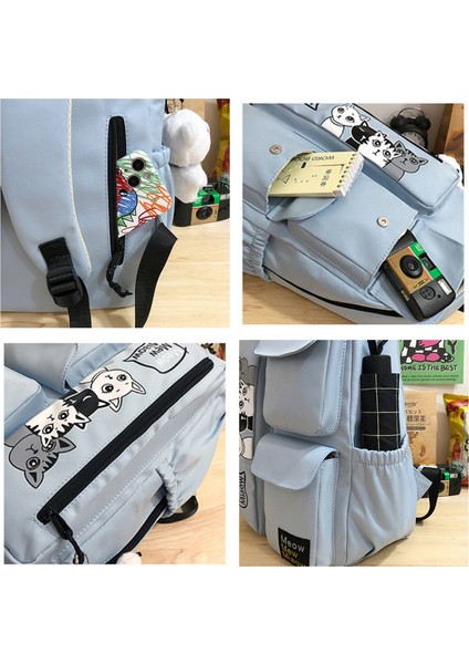 Kızlar ve Erkekler Için Hafif Basit Büyük Kapasiteli Sırt Çantası (Yurt Dışından) modelleri