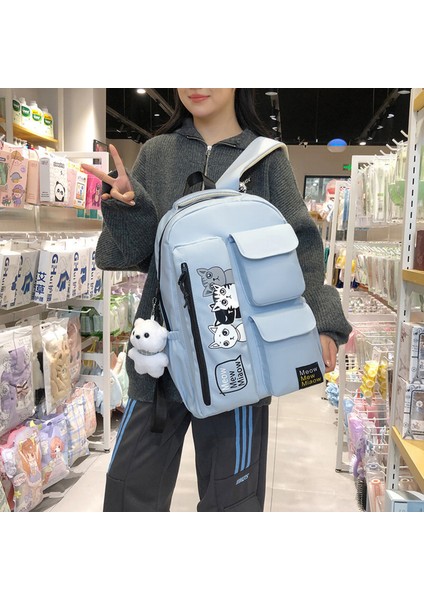 Kızlar ve Erkekler Için Hafif Basit Büyük Kapasiteli Sırt Çantası (Yurt Dışından) fırsatları