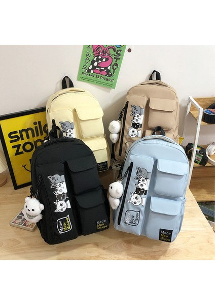 Kızlar ve Erkekler Için Hafif Basit Büyük Kapasiteli Sırt Çantası (Yurt Dışından) indirimleri