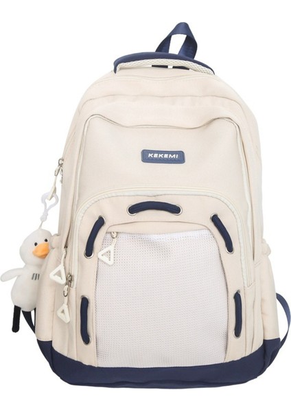 Kızlar ve Erkekler Için Basit Okul Çantası Sırt Çantası (Yurt Dışından)