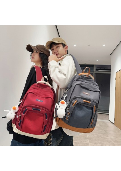 Kızlar ve Erkekler Için Basit Okul Çantası Sırt Çantası (Yurt Dışından) fırsatları