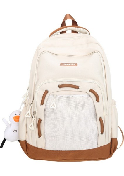 Kızlar ve Erkekler Için Basit Okul Çantası Sırt Çantası (Yurt Dışından)