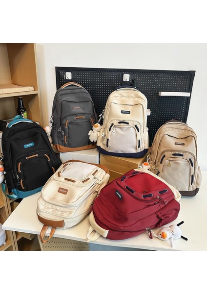 Kızlar ve Erkekler Için Basit Okul Çantası Sırt Çantası (Yurt Dışından) indirimleri