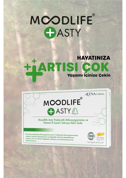 Moodlife Probiyotik Destek 30 Kapsül