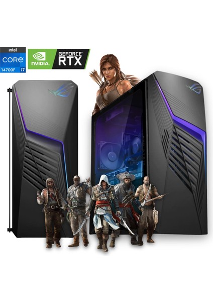 Strıx G13CHR İ7-14700F Atl2 32 GB Ddr5 2tb SSD Rtx 4060 W11PRO Masaüstü Bilgisayar